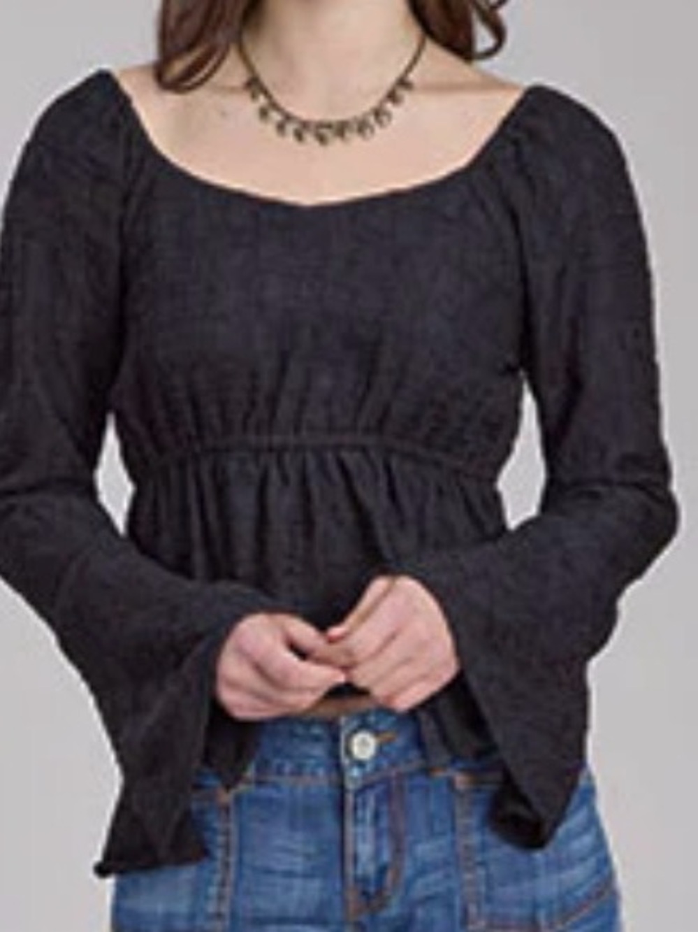 Roper Peasant Raglan Sleeve Blouse